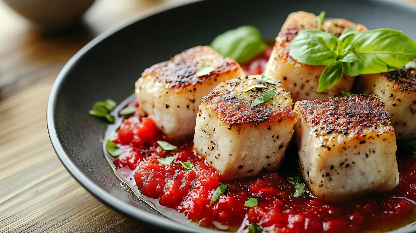 Pork Chops with Cacciatore Sauce and Bell Peppers Post image