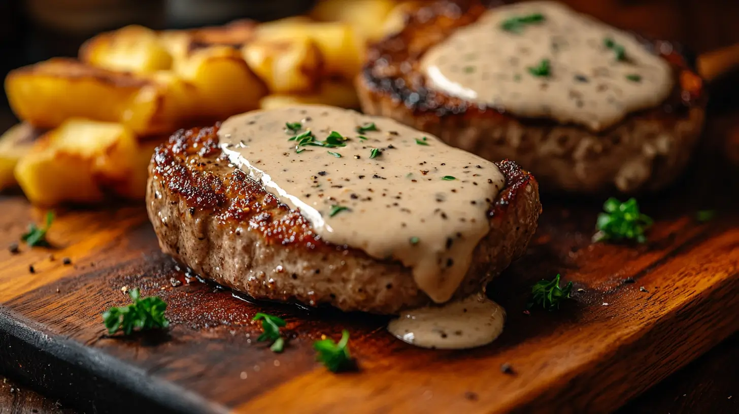 Pork Chops with Shallot-Dijon Pan Sauce Post image