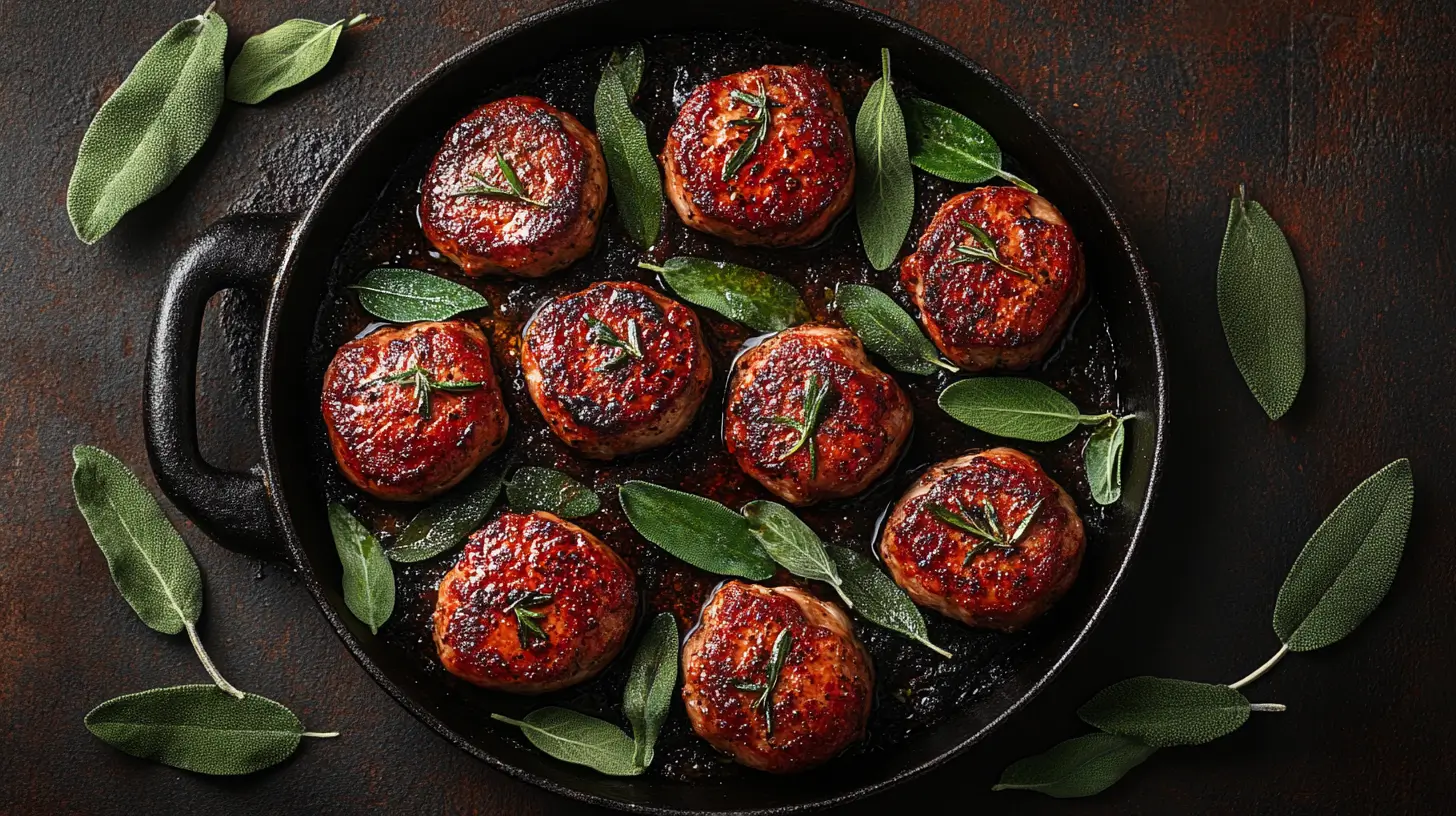 Protein in Pork Chops with Apple and Sage Post image