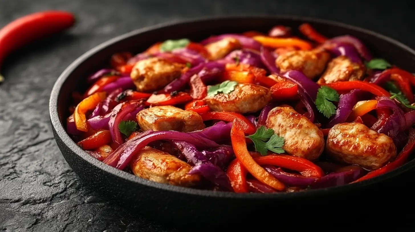 Spicy Gojujang Pork Chops with Cabbage Stir-Fry Post image