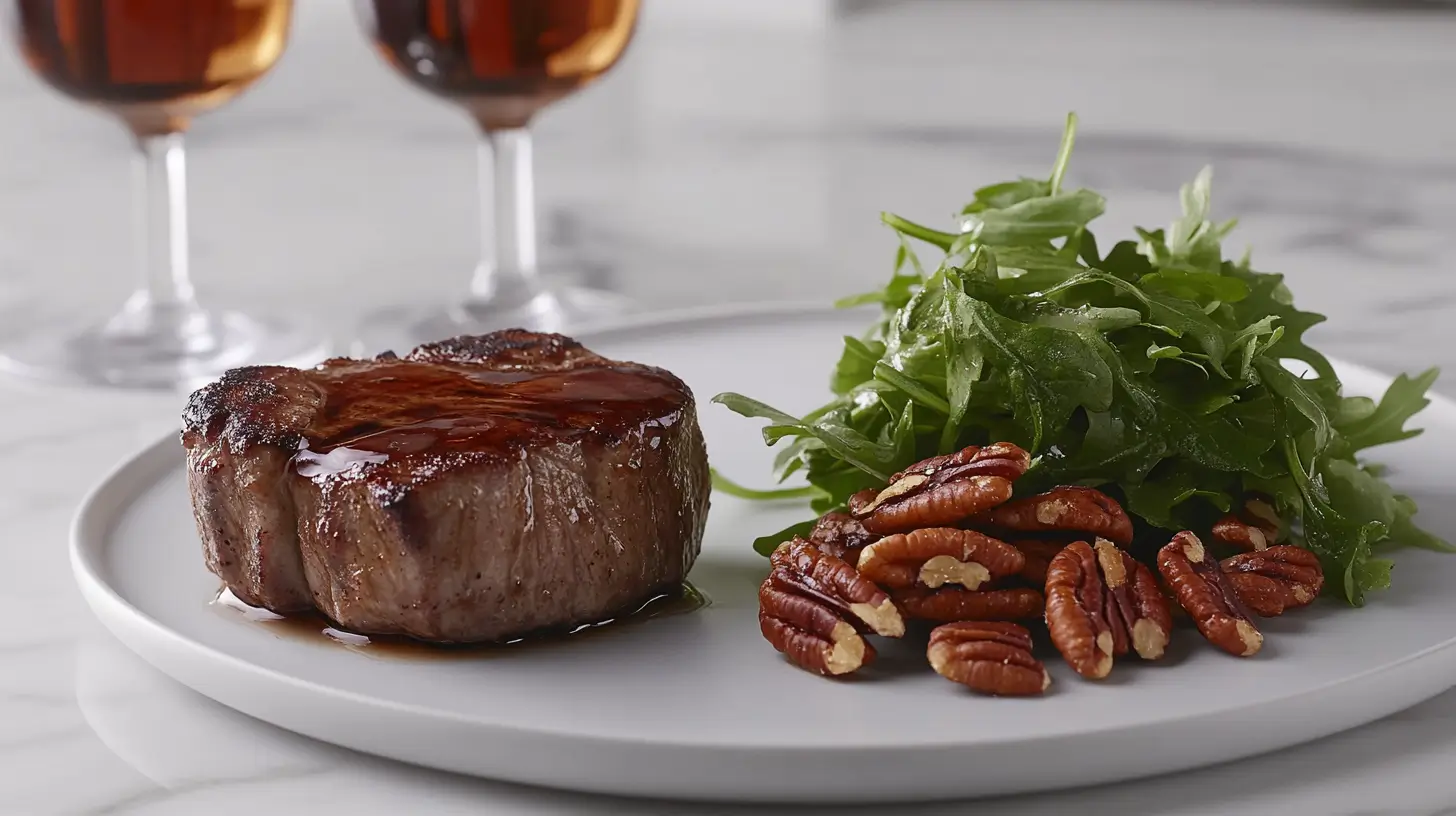Maple Honey Pork Chops with Toasted Pecans