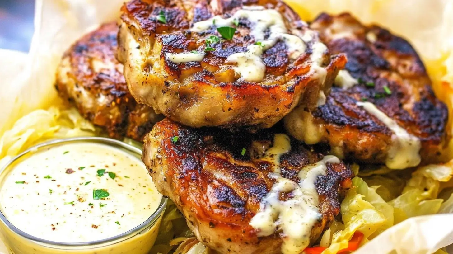 Pork Chops with Buttered Cabbage